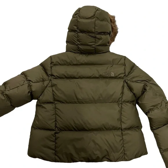 THE NORTH FACE Womens New Dealio 550 Down Short Jacket New Taupe Green